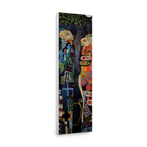 12" x 36" Besa de Maya, Gallery Wrapped Canvas Print