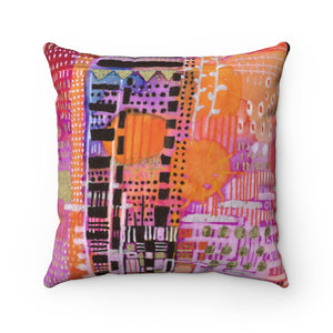 Spun Polyester Square Pillow