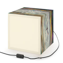 Alaskan Panorama Cube Lamp, Caribou, Butterfly, and Owl Lamp