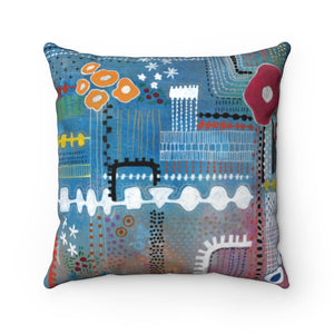 Spun Polyester Square Pillow